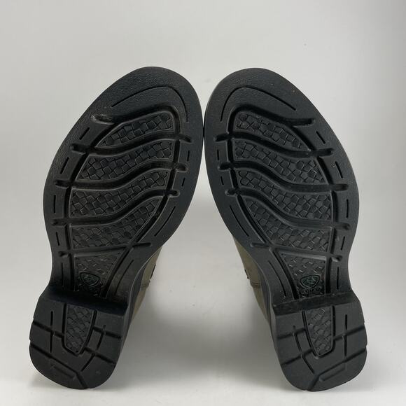 Ariat Keswick H20 Gray Leather Pull-On Booties Chelsea Boots Womens Size 6 B - Picture 7 of 11